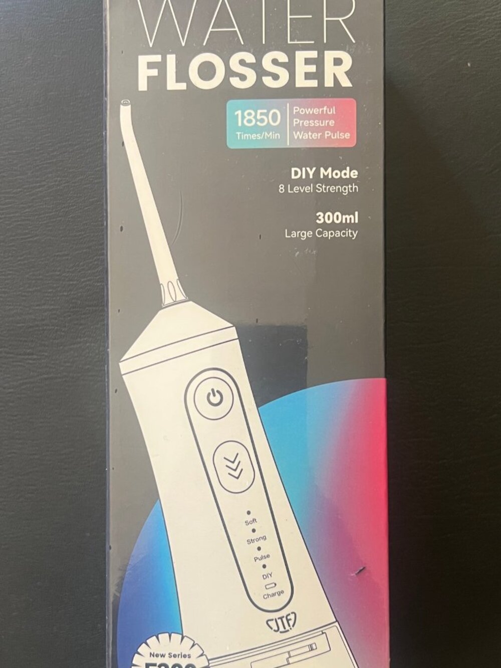 JTF F300 Portable Water Flosser Cordless 300ML 9 Nozzles New Sealed